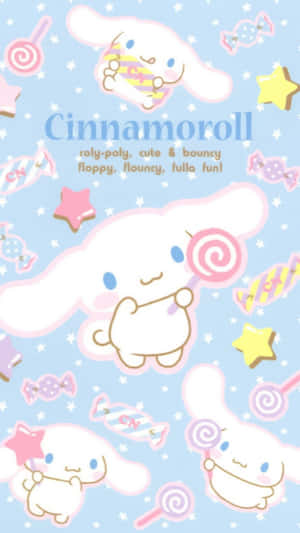 Enjoying Sweet Moments With Cinnamoroll Wallpaper