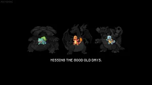 Enjoying The Good Old Days With Charizard Wallpaper