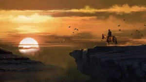Enjoying The Wild West With Red Dead Redemption 2 Wallpaper