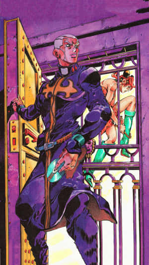 Enrico Pucci The Renowned Fictional Character. Wallpaper