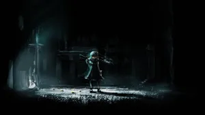 Enter A World Of Horror With This Creepy Anime Landscape Wallpaper