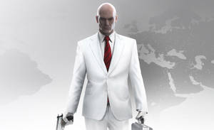 Enter The Shadowy World Of Hitman On Your Iphone Wallpaper