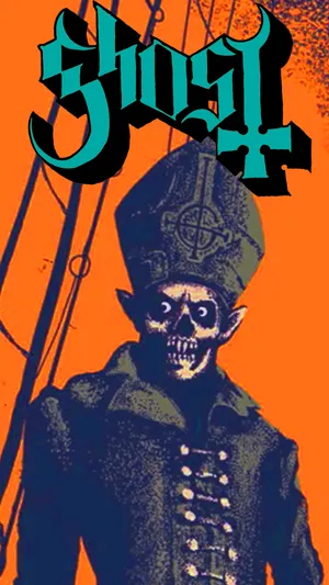 Enthralling Visual Delight Of Ghost Band In Performance Wallpaper