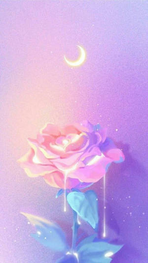 Entrancing Beauty Of A Purple Rose Wallpaper
