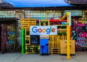 Environmental Google Sign Wallpaper