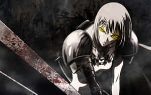 Epic Anime Female Warrior Wallpaper