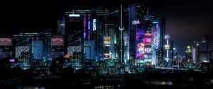 Epic Cyberpunk 3440x1440 Wallpaper