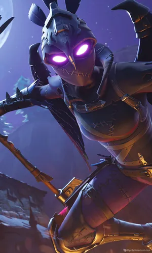 Epic Fortnite Glowing Eyes Wallpaper