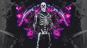 Epic Fortnite Skeleton Wallpaper