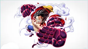 Epic Luffy, The Future King Of The Pirates Wallpaper