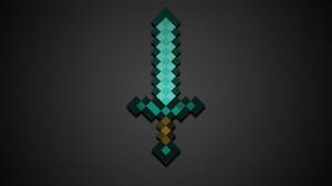 Epic Minecraft Diamond Sword Wallpaper