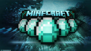 Epic Minecraft Diamonds Wallpaper