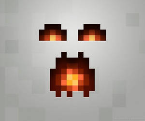 Epic Minecraft Ghast Face Wallpaper
