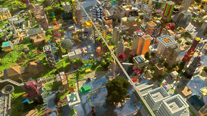 Epic Minecraft Modern City Wallpaper