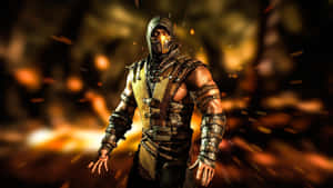 Epic Mortal Kombat X Battle Scene Wallpaper