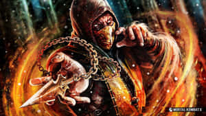 Epic Mortal Kombat X Battle Scene Wallpaper
