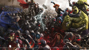 Epic Showdown - Avengers Assemble In 4k Wallpaper