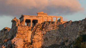 Erechtheion Athens Ruins Wallpaper