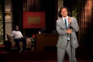 Eric Andre Show Comedy Stage Wallpaper