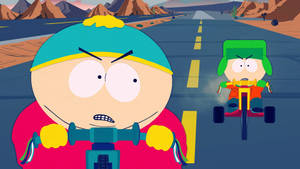 Eric Cartman Vs. Kyle Cartoon Wars Wallpaper