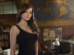 Erica Durance Daily Planet Backdrop Wallpaper