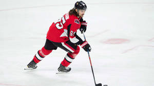 Erik Karlsson In Action - Ottawa Senators Defenceman Wallpaper