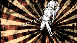 Erza Scarlet, The Strongest Female Member Of The Fairy Tail Guild.