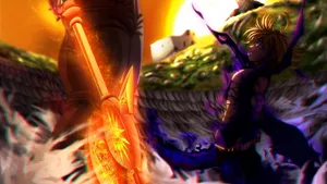 Escanor And Meliodas Battle Wallpaper