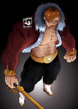 escanor wearing fur fanart 0b17gvhohkaldqg4