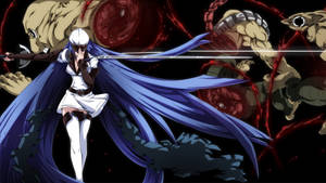 Esdeath In A Battle Wallpaper