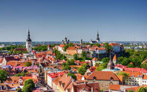 Estonia Old City Wallpaper