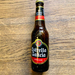 Estrella Galicia In A Dark Brown Bottle Wallpaper