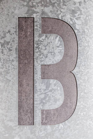 Etched Letter B Wallpaper