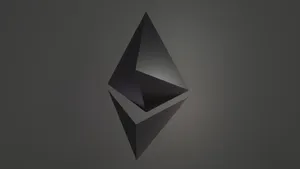 Ethereum Gray Icon Wallpaper