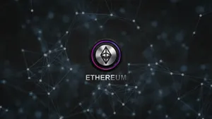 Ethereum Interconnected Dots Wallpaper