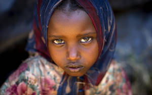 Ethiopia Borana Little Girl Wallpaper