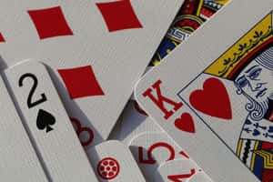 Euchre Playing Cards Pile Wallpaper