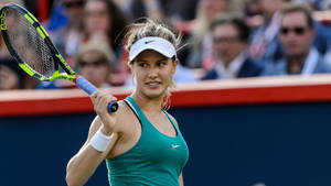 Eugenie Bouchard Sporting Nike Attire Wallpaper