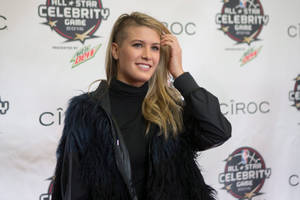 Eugenie Bouchard Styled With An Undercut Hairstyle Wallpaper