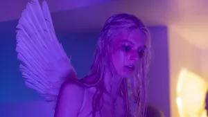 Euphoria Hbo Jules With Angel Wings Wallpaper