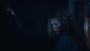 Euphoria Hbo Rue In The Dark Wallpaper