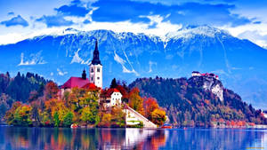 Europe Lake Bled In Slovenia Wallpaper
