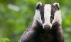 European Badger Close Up Wallpaper