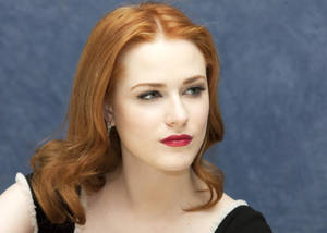 Evan Rachel Wood Actress Serious Pose Wallpaper