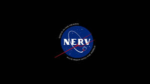 Evangelion 4k Nerv Nasa Logo Wallpaper
