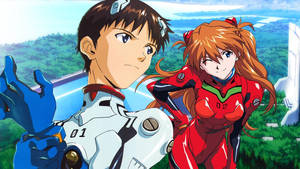 Evangelion Iconic Duo Wallpaper