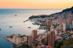 Evening Monaco Very High Resolution Wallpaper