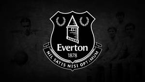 Everton F.c Black Logo Wallpaper