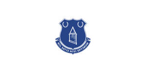 Everton F.c Minimalist Blue Logo Wallpaper
