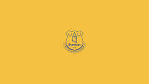 Everton F.c Mustard Background Wallpaper